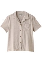 【アウターノウン/OUTERKNOWN】のHIGHTIDE ハーフスリーブパイルシャツ アイボリー|ID: prp329100003995153 ipo3291000000035488991