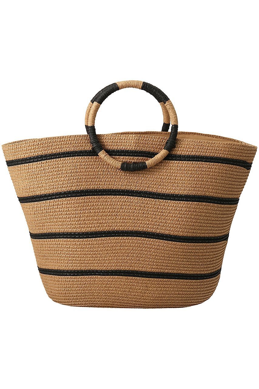 【エスメラルダ/Esmeralda】の【GAIMO】ボーダーリングハンドルバッグ 人気、トレンドファッション・服の通販 founy(ファニー) 　ファッション　Fashion　レディースファッション　Fashion for Women　バッグ　Bags　おすすめ　Recommended / Our Picks　アウトドア　Outdoor Clothing　サマー　Summer, Summer Style　ビーチ　Beach, Seaside　フォルム　Silhouette, Form　ボーダー　Border, Stripe　リゾート　Resort, Vacation Style　other-3|ID: prp329100003996403 ipo3291000000036091383