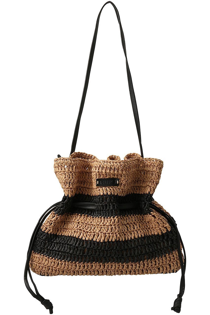 【エスメラルダ/Esmeralda】の【GAIMO】ラフィア巾着ショルダーバッグ 人気、トレンドファッション・服の通販 founy(ファニー) 　ファッション　Fashion　レディースファッション　Fashion for Women　バッグ　Bags　ラフィア　Raffia, Natural Straw　夏　Summer　巾着　Drawstring Bag, Kinchaku　春　Spring　S/S・春夏　SS, Spring/Summer, Warm Season　 other-1|ID: prp329100003996404 ipo3291000000035691646