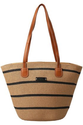 【エスメラルダ/Esmeralda】 【GAIMO】ボーダーラフィアトートバッグ人気、トレンドファッション・服の通販 founy(ファニー) ファッション Fashion レディースファッション Fashion for Women バッグ Bags ラフィア Raffia, Natural Straw 夏 Summer 春 Spring S/S・春夏 SS, Spring/Summer, Warm Season |ID:prp329100003996405