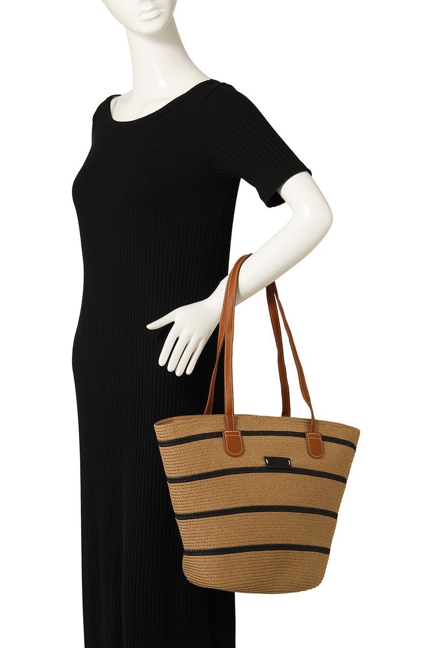 【エスメラルダ/Esmeralda】の【GAIMO】ボーダーラフィアトートバッグ 人気、トレンドファッション・服の通販 founy(ファニー) 　ファッション　Fashion　レディースファッション　Fashion for Women　バッグ　Bags　ラフィア　Raffia, Natural Straw　夏　Summer　春　Spring　S/S・春夏　SS, Spring/Summer, Warm Season　other-2|ID: prp329100003996405 ipo3291000000035552616