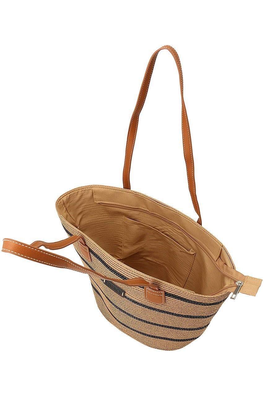 【エスメラルダ/Esmeralda】の【GAIMO】ボーダーラフィアトートバッグ 人気、トレンドファッション・服の通販 founy(ファニー) 　ファッション　Fashion　レディースファッション　Fashion for Women　バッグ　Bags　ラフィア　Raffia, Natural Straw　夏　Summer　春　Spring　S/S・春夏　SS, Spring/Summer, Warm Season　other-5|ID: prp329100003996405 ipo3291000000035552619