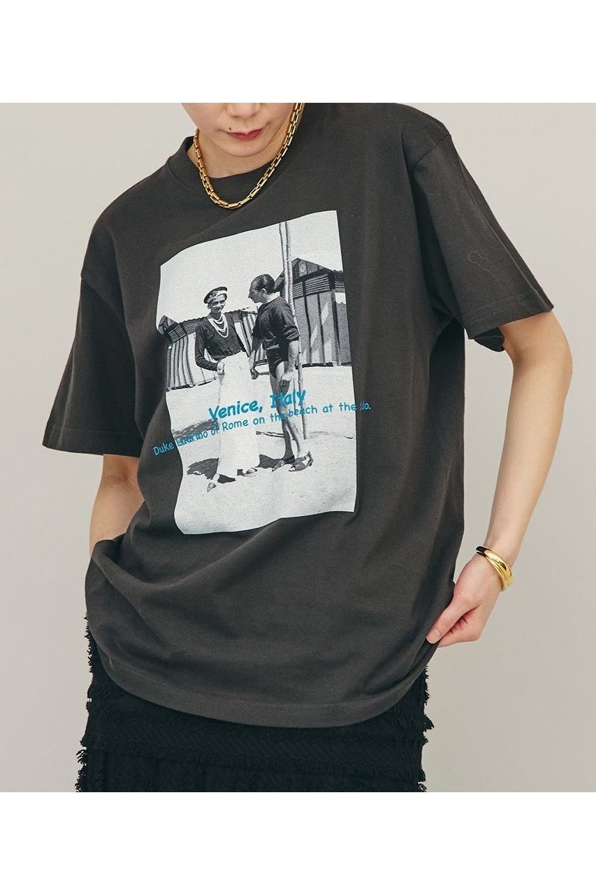 【カレンソロジー/Curensology】の【LIFE PICTURE COLLECTION】別注CHTシャツ(タテ) インテリア・キッズ・メンズ・レディースファッション・服の通販 founy(ファニー) 　ファッション　Fashion　レディースファッション　WOMEN　トップス・カットソー　Tops/Tshirt　シャツ/ブラウス　Shirts/Blouses　ロング / Tシャツ　T-Shirts　カットソー　Cut and Sewn　ショート　Short　スリーブ　Sleeve　別注　Special Order　ブラック|ID: prp329100003996408 ipo3291000000026411693