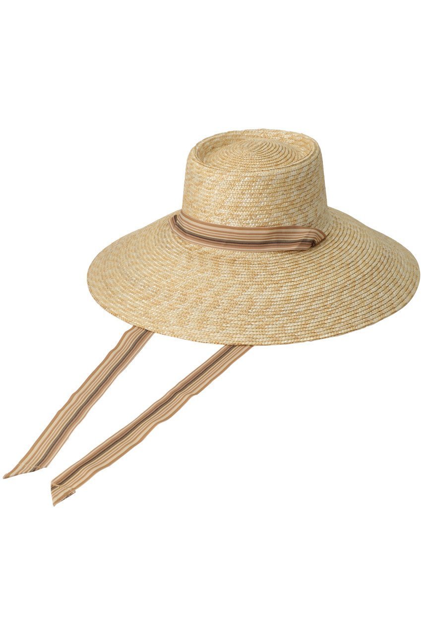 【エリオポール/heliopole】の【Lack of Color】LOC SUN HAT STRIPE RBN/ハット インテリア・キッズ・メンズ・レディースファッション・服の通販 founy(ファニー) 　ファッション　Fashion　レディースファッション　WOMEN　帽子　Hats　S/S・春夏　Ss・Spring/Summer　おすすめ　Recommend　ストライプ　Stripe　リゾート　Resort　リボン　Ribbon　ルーズ　Loose　夏　Summer　帽子　Hat　春　Spring　ベージュ|ID: prp329100003996414 ipo3291000000026411712