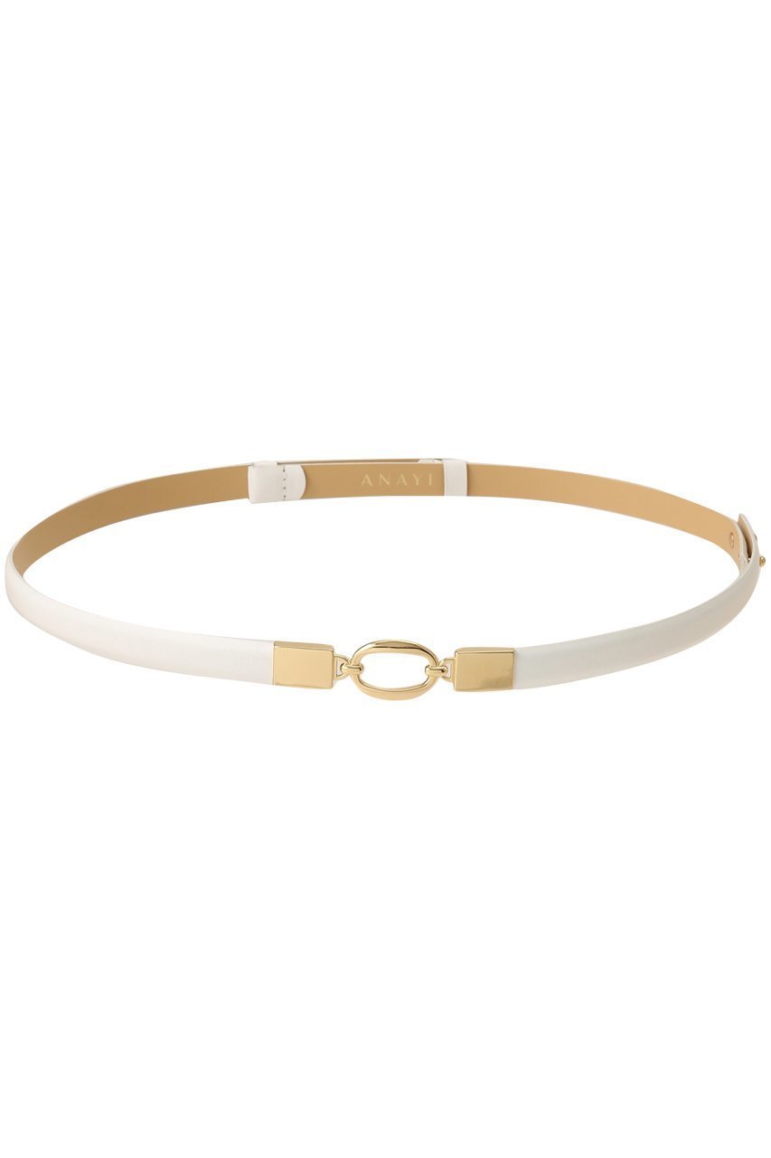 【アナイ/ANAYI】のプレートコンビBELT 人気、トレンドファッション・服の通販 founy(ファニー) 　ファッション　Fashion　レディースファッション　Fashion for Women　ベルト&ウエストマーク　Belts & Waist Accessories　なめらか　Smooth, Silky Texture　オーバル　Oval Design　コンビ　Combo, Combination Style　スタイリッシュ　Stylish, Fashionable　プレート　Plate, Dish　リュクス　Luxury, Elegant, High-End, Chic　 other-1|ID: prp329100003996450 ipo3291000000032843344