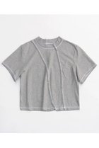 【メゾンスペシャル/MAISON SPECIAL】のOutseam Bicolor T-shirt/アウトシームバイカラーTシャツ GRY(グレー)|ID:prp329100003997361