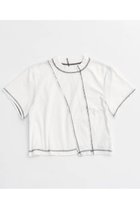 【メゾンスペシャル/MAISON SPECIAL】のOutseam Bicolor T-shirt/アウトシームバイカラーTシャツ WHT(ホワイト)|ID:prp329100003997361
