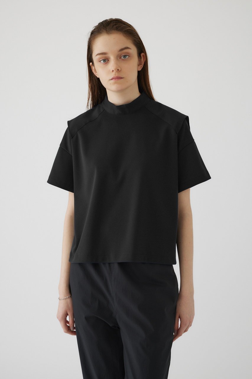 【リムアーク/RIM.ARK】のDocking design tops/トップス 人気、トレンドファッション・服の通販 founy(ファニー) 　ファッション　Fashion　レディースファッション　WOMEN　トップス・カットソー　Tops/Tshirt　シャツ/ブラウス　Shirts/Blouses　ロング / Tシャツ　T-Shirts　カットソー　Cut and Sewn　ショート　Short　シンプル　Simple　スリーブ　Sleeve　ツイル　Twill　ドッキング　Docking　夏　Summer　 other-1|ID: prp329100003997363 ipo3291000000032376955