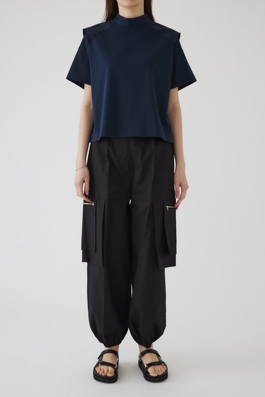 【リムアーク/RIM.ARK】のDocking design tops/トップス 人気、トレンドファッション・服の通販 founy(ファニー) 　ファッション　Fashion　レディースファッション　WOMEN　トップス・カットソー　Tops/Tshirt　シャツ/ブラウス　Shirts/Blouses　ロング / Tシャツ　T-Shirts　カットソー　Cut and Sewn　ショート　Short　シンプル　Simple　スリーブ　Sleeve　ツイル　Twill　ドッキング　Docking　夏　Summer　other-6|ID: prp329100003997363 ipo3291000000032376963