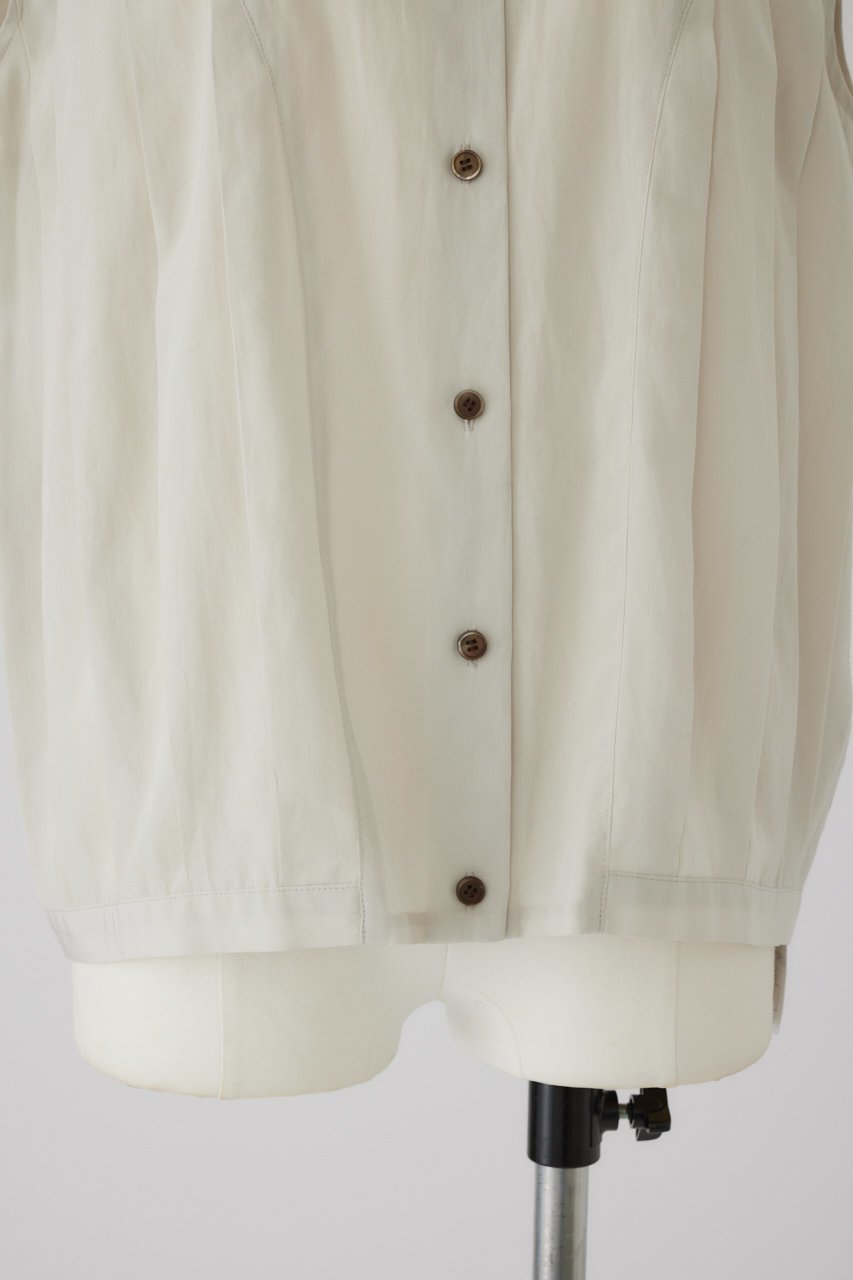 【リムアーク/RIM.ARK】のPanel gather box SH/シャツ 人気、トレンドファッション・服の通販 founy(ファニー) 　ファッション　Fashion　レディースファッション　WOMEN　トップス・カットソー　Tops/Tshirt　キャミソール / ノースリーブ　No Sleeves　シャツ/ブラウス　Shirts/Blouses　エレガント 上品　Elegant　ノースリーブ　No Sleeve　バランス　Balance　other-3|ID: prp329100003997364 ipo3291000000031452512