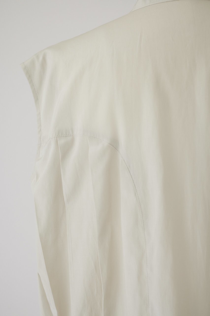 【リムアーク/RIM.ARK】のPanel gather box SH/シャツ 人気、トレンドファッション・服の通販 founy(ファニー) 　ファッション　Fashion　レディースファッション　WOMEN　トップス・カットソー　Tops/Tshirt　キャミソール / ノースリーブ　No Sleeves　シャツ/ブラウス　Shirts/Blouses　エレガント 上品　Elegant　ノースリーブ　No Sleeve　バランス　Balance　other-8|ID: prp329100003997364 ipo3291000000031452518