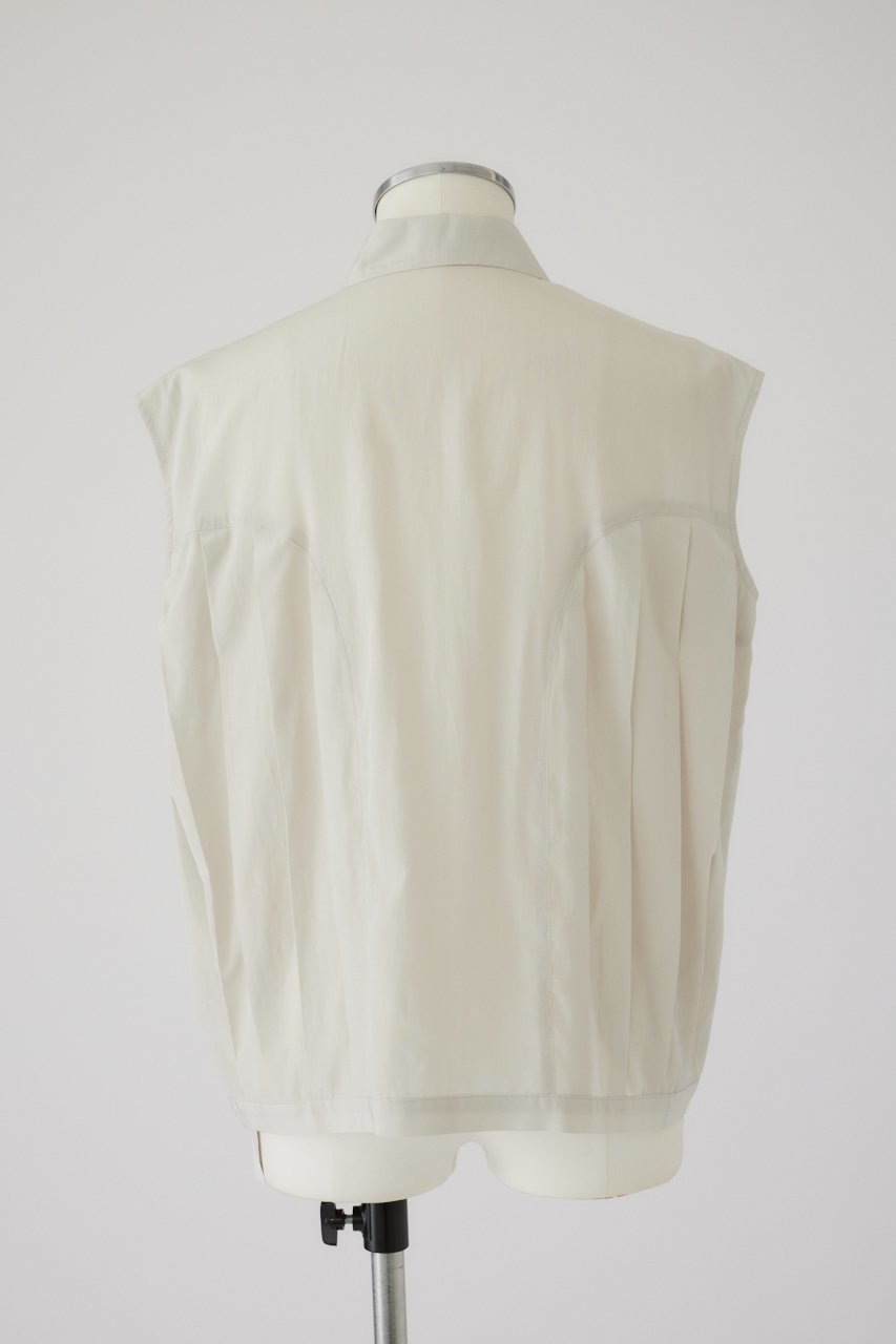 【リムアーク/RIM.ARK】のPanel gather box SH/シャツ 人気、トレンドファッション・服の通販 founy(ファニー) 　ファッション　Fashion　レディースファッション　Fashion for Women　トップス・カットソー　Cut & Sew Tops　キャミソール&ノースリーブ　Camisoles & Sleeveless Tops　シャツ・ブラウス・オフィスカジュアル　Elegant Blouses & Button-Ups　エレガント 上品　Elegant　ノースリーブ　Sleeveless, No-Sleeve　バランス　Balance, Style Balance　other-7|ID: prp329100003997364 ipo3291000000032881865