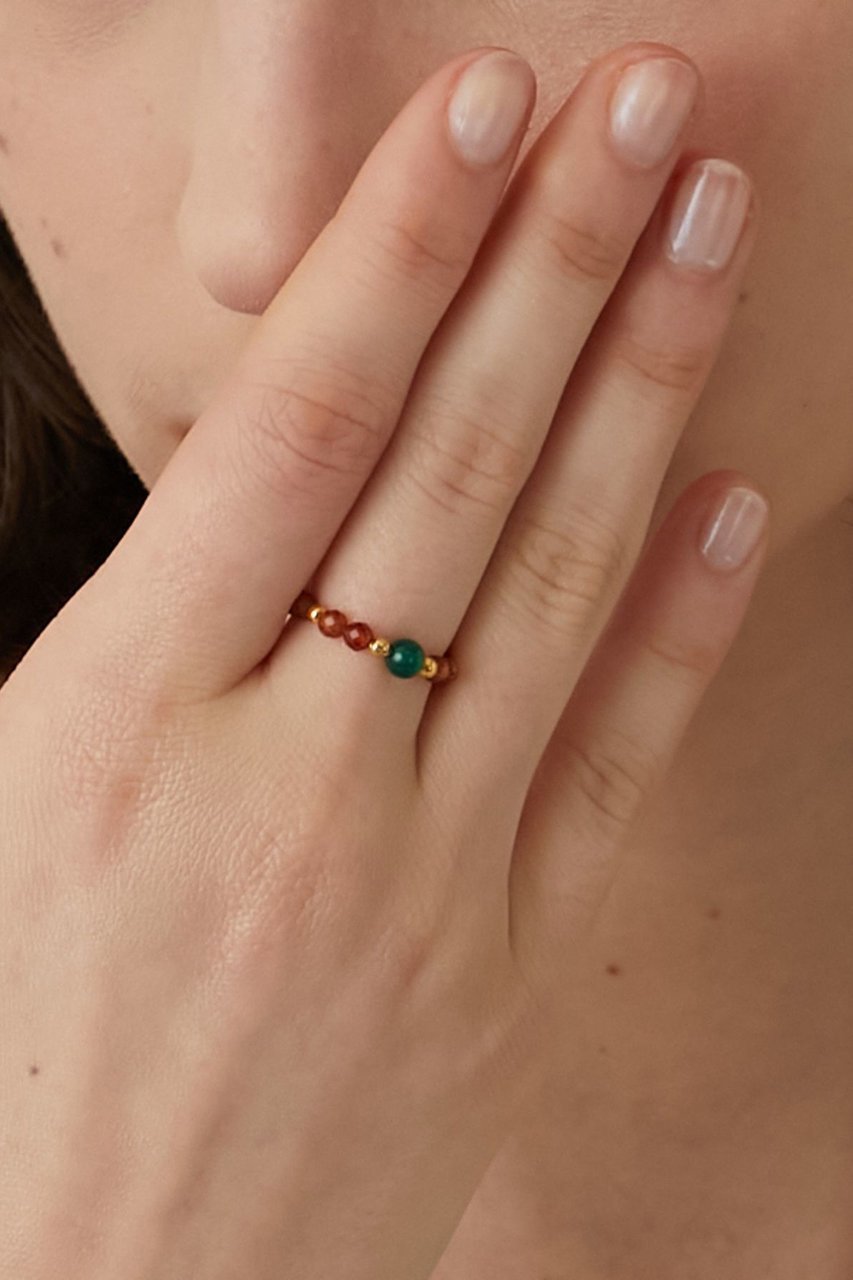 【アルティーダ ウード/ARTIDA OUD】のamulette 「情熱を燃やし勝利へ繋げる」ヘソナイト×アベンチュリン リング 人気、トレンドファッション・服の通販 founy(ファニー) ファッション Fashion レディースファッション Fashion for Women ジュエリー Jewelry インド Indian Textile バランス Balance, Style Balance other-6|ID: prp329100003997365 ipo3291000000035885644