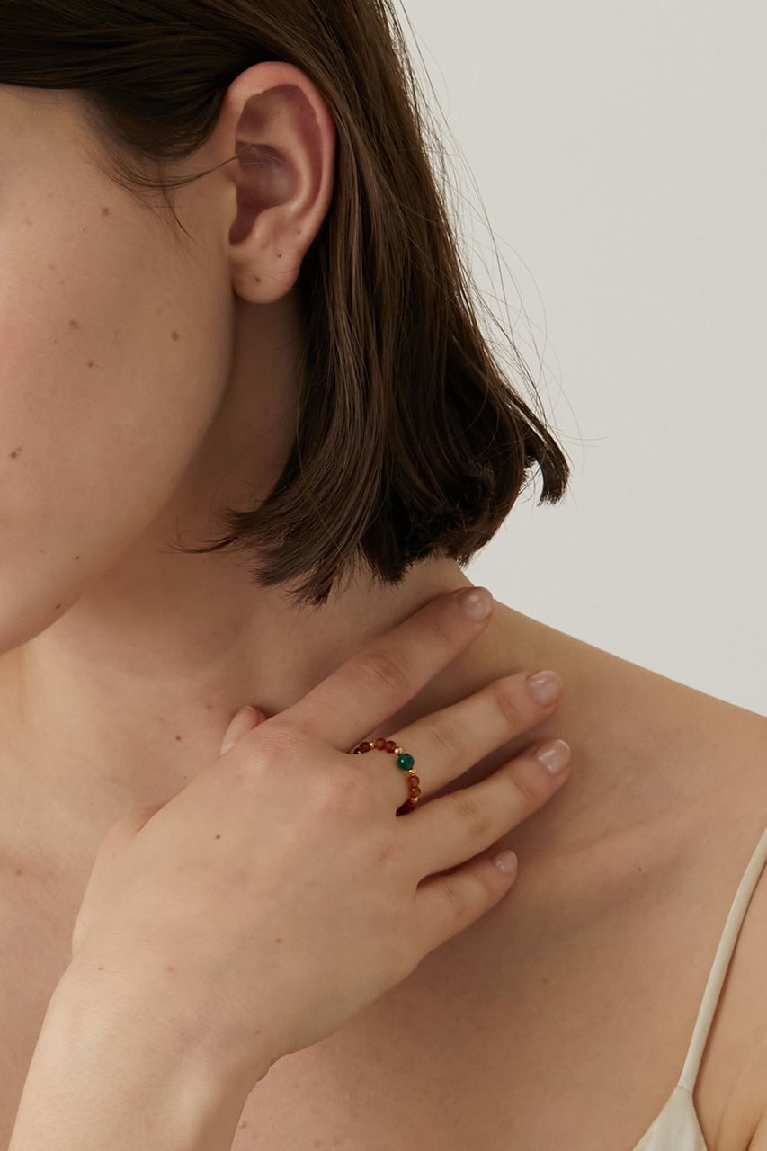 【アルティーダ ウード/ARTIDA OUD】のamulette 「情熱を燃やし勝利へ繋げる」ヘソナイト×アベンチュリン リング 人気、トレンドファッション・服の通販 founy(ファニー) ファッション Fashion レディースファッション Fashion for Women ジュエリー Jewelry インド Indian Textile バランス Balance, Style Balance other-7|ID: prp329100003997365 ipo3291000000035885645