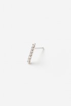 【オールニーク/ALLNIQUE】のLinear Bar medium ダイヤモンド ピアス(片耳用) ホワイトゴールド|ID: prp329100003997375 ipo3291000000032208239