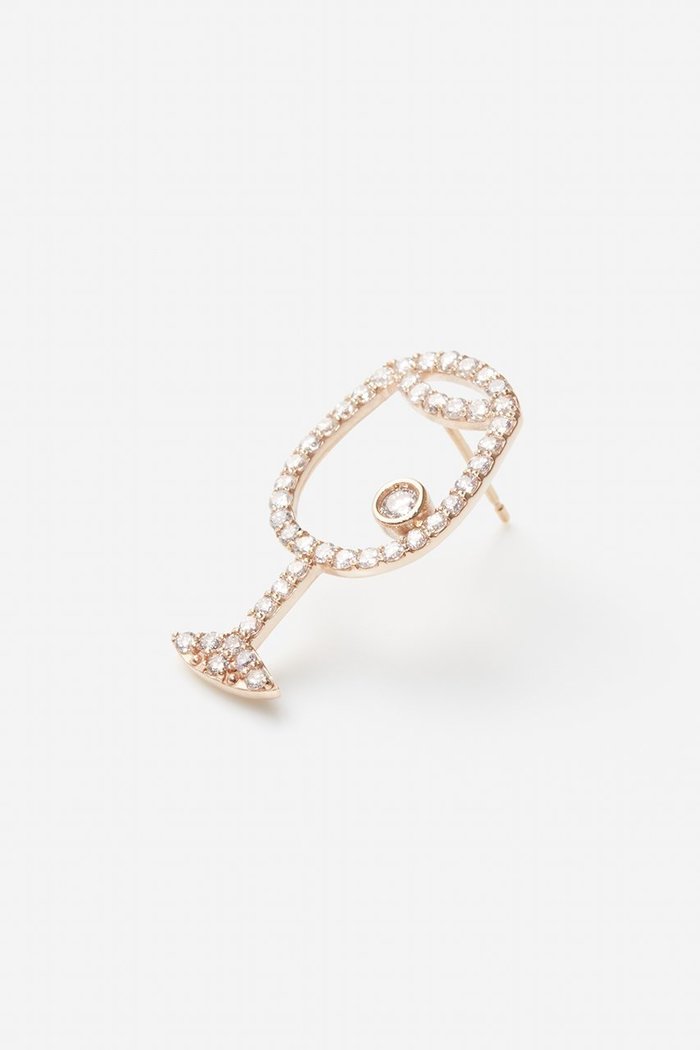 【オールニーク/ALLNIQUE】の【Playful Moko Kobayashi】Glass ダイヤモンド ピアス(片耳用) インテリア・キッズ・メンズ・レディースファッション・服の通販 founy(ファニー) https://founy.com/ ファッション Fashion レディースファッション Fashion for Women ジュエリー Jewelry ファッションリング Fashion Rings イヤリング・フープ・ドロップタイプ Hoop, Drop & Clip Earrings イヤリング Earrings コレクション Collection, Seasonal Line ダイヤモンド Diamond, Brilliant Cut モチーフ Motif, Design Theme 人気 Popular, Best Seller 片耳 One-Ear, Single Earring |ID: prp329100003997380 ipo3291000000035955297