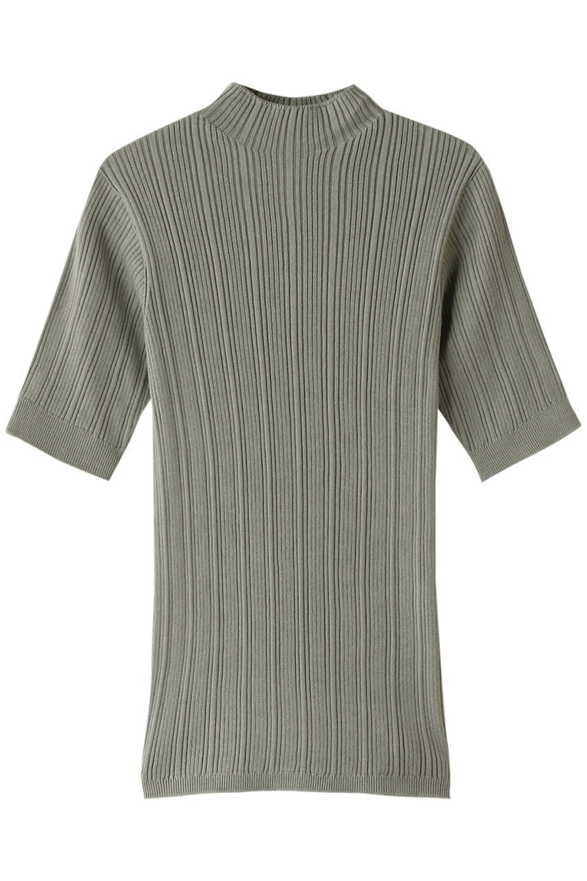 【ネテネ/NETENE】のFIKAランダムリブニット モックネックハーフスリーブ インテリア・キッズ・メンズ・レディースファッション・服の通販 founy(ファニー) ファッション Fashion レディースファッション Fashion for Women トップス・カットソー Cut & Sew Tops ニット Knit Tops & Sweaters シャツ・ブラウス・オフィスカジュアル Elegant Blouses & Button-Ups ロングTシャツ・Tシャツ Longline T-Shirts & Tees カットソー・ベーシックTシャツ Cut-and-Sewn Tops / Stretch Tees & Basics インナー Innerwear ショート Short, Short Length シンプル Simple, Minimal スリーブ Sleeve, Long Sleeve / Short Sleeve ハーフ Half, Half-Length モックネック Mock Neck, Short Turtleneck ランダム Random, Irregular エレガント 上品 Elegant オリーブ|ID: prp329100003997399 ipo3291000000034462749