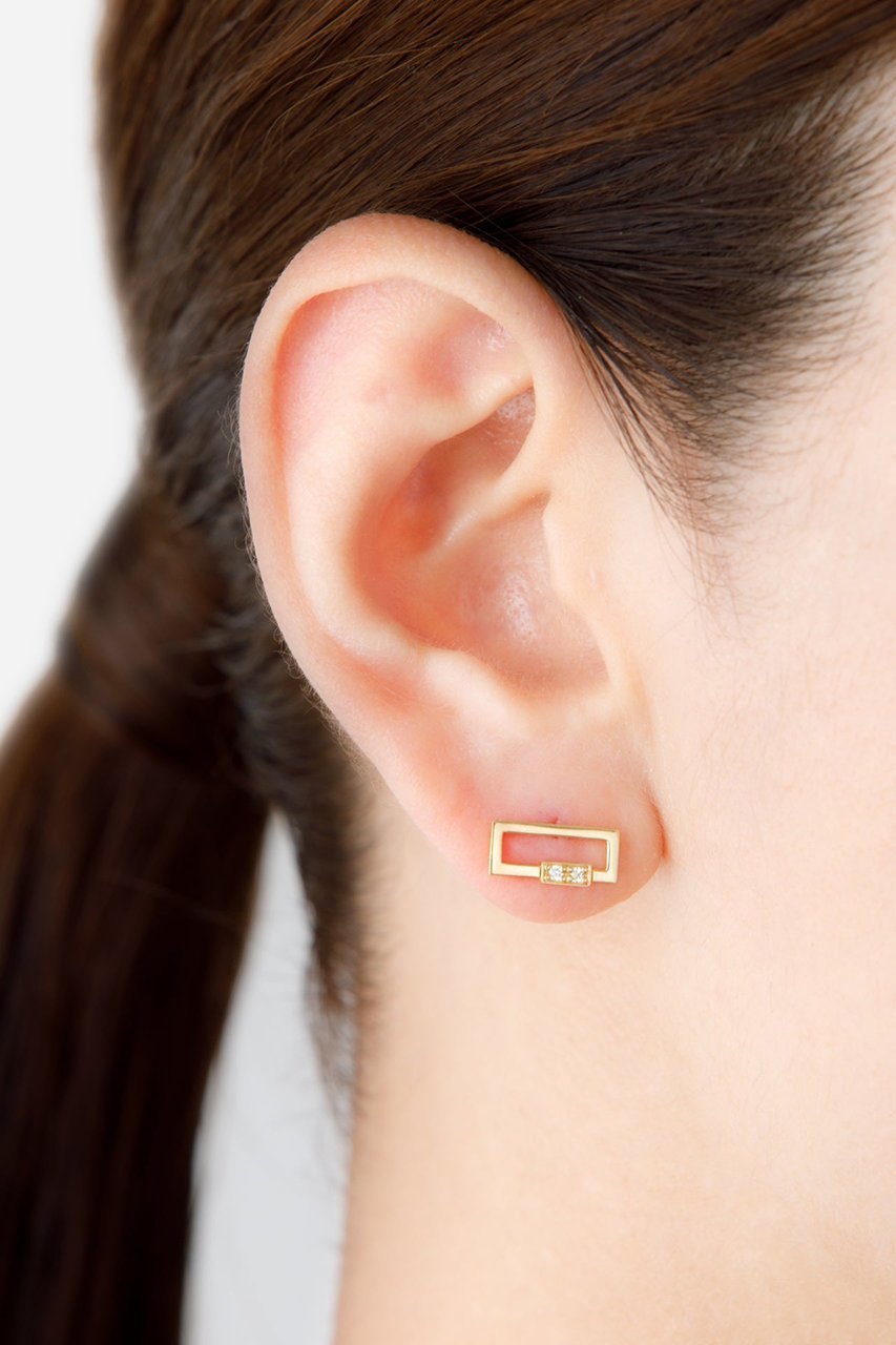 【オールニーク/ALLNIQUE】のForm Rectangle ダイヤモンド ピアス(片耳用) 人気、トレンドファッション・服の通販 founy(ファニー) ファッション Fashion レディースファッション Fashion for Women ジュエリー Jewelry ファッションリング Fashion Rings イヤリング・フープ・ドロップタイプ Hoop, Drop & Clip Earrings イヤリング Earrings オーバル Oval Design コレクション Collection, Seasonal Line ダイヤモンド Diamond, Brilliant Cut フォルム Silhouette, Form 片耳 One-Ear, Single Earring other-2|ID: prp329100003997407 ipo3291000000035762762