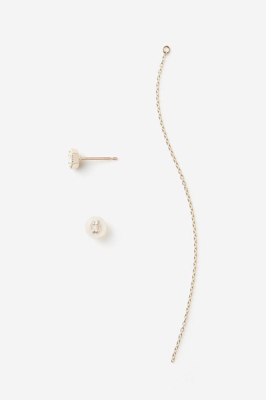 【オールニーク/ALLNIQUE】の【Hexagon Fukuda Makoto】ダイヤモンド 0.18ct ピアス(片耳用) 人気、トレンドファッション・服の通販 founy(ファニー) 　ファッションモデル・俳優・女優　Models　女性　Women　福田麻琴　Fukuda Makoto　ファッション　Fashion　レディースファッション　Fashion for Women　ジュエリー　Jewelry　ファッションリング　Fashion Rings　イヤリング・フープ・ドロップタイプ　Hoop, Drop & Clip Earrings　イヤリング　Earrings　ダイヤモンド　Diamond, Brilliant Cut　チェーン　Chain, Chain Strap　片耳　One-Ear, Single Earring　other-3|ID: prp329100003997426 ipo3291000000036103239