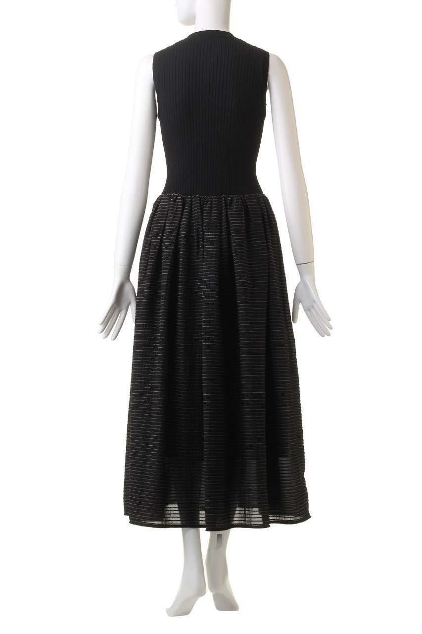 【デザイン ワークス/DESIGN WORKS】のシアーコンビワンピース 人気、トレンドファッション・服の通販 founy(ファニー) 　ファッション　Fashion　レディースファッション　Fashion for Women　ワンピース　Dresses　チュニック　Tunic Tops & Dresses　エレガント 上品　Elegant　ギャザー　Gathered, Ruffled　サマー　Summer, Summer Style　ジャカード／ジャガード　Jacquard, Woven Pattern　チュニック　Tunic, Long Top　ノースリーブ　Sleeveless, No-Sleeve　フィット　Fit, Slim Fit　ロング　Long, Long-Length　other-4|ID: prp329100003997440 ipo3291000000034955011