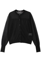 【デザイン ワークス/DESIGN WORKS】のシアーカーディガン ブラック|ID: prp329100003997441 ipo3291000000032927319