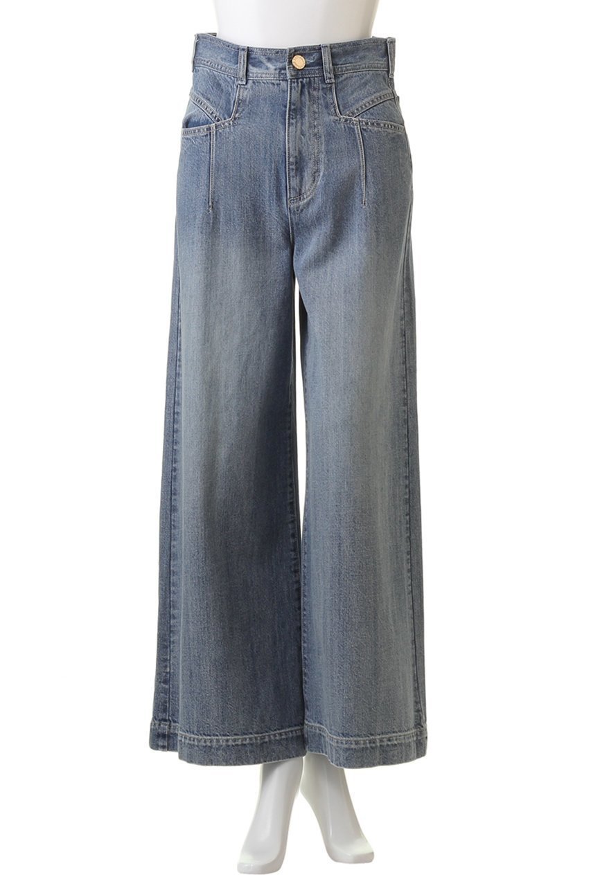 【アルアバイル/allureville】の【Loulou Willoughby】デニムバギーパンツ 人気、トレンドファッション・服の通販 founy(ファニー) 　ファッション　Fashion　レディースファッション　WOMEN　パンツ　Pants　デニムパンツ　Denim Pants　おすすめ　Recommend　デニム　Denim　フェミニン　Feminine　other-2|ID: prp329100003997452 ipo3291000000031452750