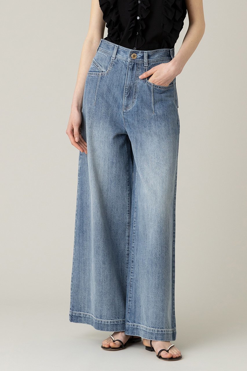 【アルアバイル/allureville】の【Loulou Willoughby】デニムバギーパンツ 人気、トレンドファッション・服の通販 founy(ファニー) 　ファッション　Fashion　レディースファッション　WOMEN　パンツ　Pants　デニムパンツ　Denim Pants　おすすめ　Recommend　デニム　Denim　フェミニン　Feminine　other-8|ID: prp329100003997452 ipo3291000000031452756