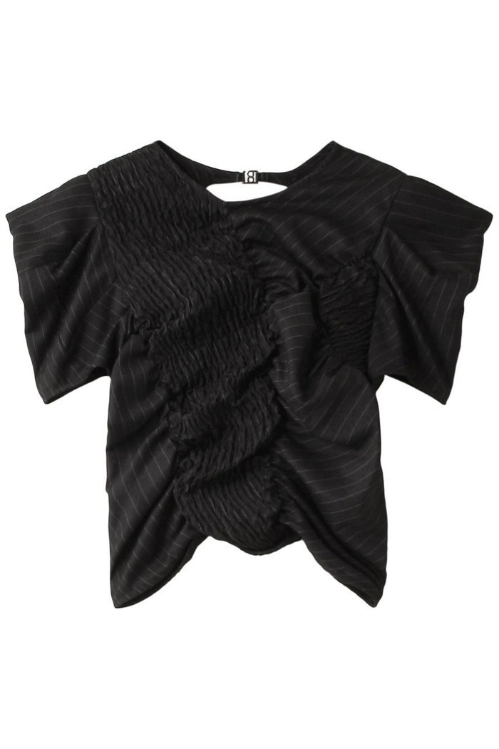 【プランク プロジェクト/PRANK PROJECT】のシャーリングストライプシャツ / Shirring Stripe Shirt インテリア・キッズ・メンズ・レディースファッション・服の通販 founy(ファニー) https://founy.com/ ファッション Fashion レディースファッション WOMEN トップス・カットソー Tops/Tshirt シャツ/ブラウス Shirts/Blouses おすすめ Recommend シャーリング Shirring ショルダー Shoulder ショート Short ストライプ Stripe スリーブ Sleeve バランス Balance ヘリンボーン Herringbone マニッシュ Mannish 夏 Summer |ID: prp329100003998444 ipo3291000000027014469
