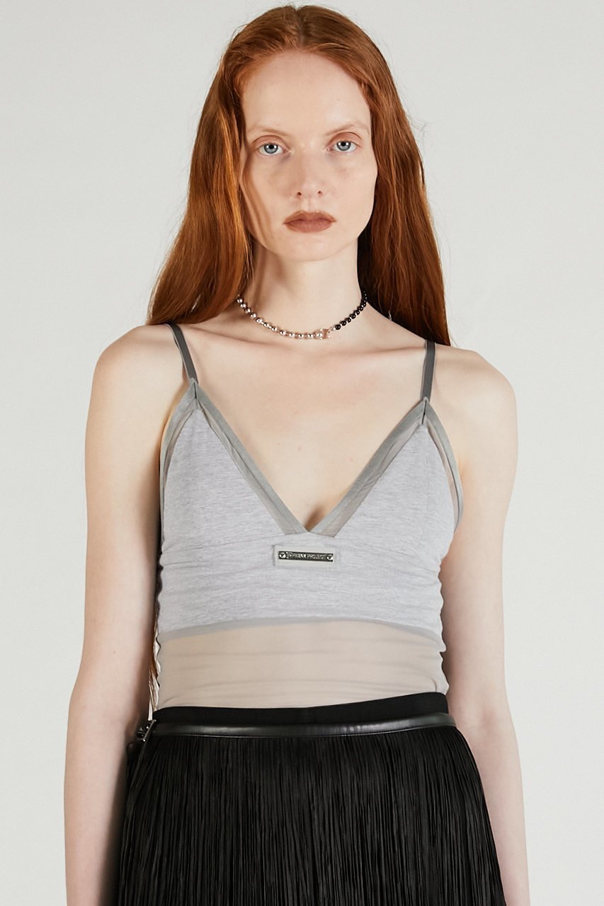 【プランク プロジェクト/PRANK PROJECT】のシアートリムキャミソール / Sheer Trim Camisole 人気、トレンドファッション・服の通販 founy(ファニー) 　ファッション　Fashion　レディースファッション　Fashion for Women　トップス・カットソー　Cut & Sew Tops　キャミソール&ノースリーブ　Camisoles & Sleeveless Tops　シャツ・ブラウス・オフィスカジュアル　Elegant Blouses & Button-Ups　ロングTシャツ・Tシャツ　Longline T-Shirts & Tees　カットソー・ベーシックTシャツ　Cut-and-Sewn Tops / Stretch Tees & Basics　おすすめ　Recommended / Our Picks　インナー　Innerwear　キャミソール　Camisole, Spaghetti Strap Top　ジャケット　Jacket, Outerwear　ストレッチ　Stretch, Stretchy Fabric　タンク　Tank Top, Sleeveless Top　チュール　Tulip, Tulip Motif　フィット　Fit, Slim Fit　夏　Summer　other-7|ID: prp329100003998447 ipo3291000000035791854