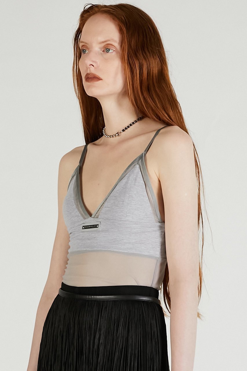 【プランク プロジェクト/PRANK PROJECT】のシアートリムキャミソール / Sheer Trim Camisole 人気、トレンドファッション・服の通販 founy(ファニー) 　ファッション　Fashion　レディースファッション　Fashion for Women　トップス・カットソー　Cut & Sew Tops　キャミソール&ノースリーブ　Camisoles & Sleeveless Tops　シャツ・ブラウス・オフィスカジュアル　Elegant Blouses & Button-Ups　ロングTシャツ・Tシャツ　Longline T-Shirts & Tees　カットソー・ベーシックTシャツ　Cut-and-Sewn Tops / Stretch Tees & Basics　おすすめ　Recommended / Our Picks　インナー　Innerwear　キャミソール　Camisole, Spaghetti Strap Top　ジャケット　Jacket, Outerwear　ストレッチ　Stretch, Stretchy Fabric　タンク　Tank Top, Sleeveless Top　チュール　Tulip, Tulip Motif　フィット　Fit, Slim Fit　夏　Summer　other-8|ID: prp329100003998447 ipo3291000000035791855
