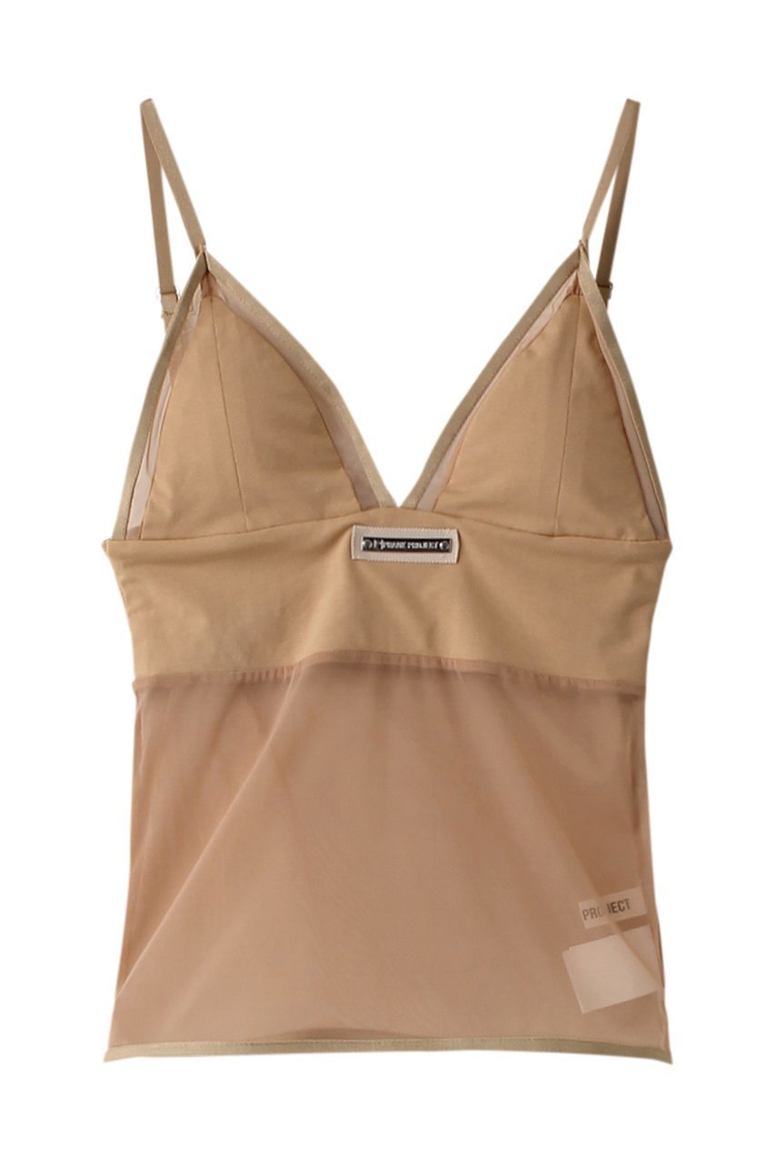 【プランク プロジェクト/PRANK PROJECT】のシアートリムキャミソール / Sheer Trim Camisole インテリア・キッズ・メンズ・レディースファッション・服の通販 founy(ファウニー) 　ファッション　Fashion　レディースファッション　Fashion for Women　トップス・カットソー　Cut & Sew Tops　キャミソール&ノースリーブ　Camisoles & Sleeveless Tops　シャツ・ブラウス・オフィスカジュアル　Elegant Blouses & Button-Ups　ロングTシャツ・Tシャツ　Longline T-Shirts & Tees　カットソー・ベーシックTシャツ　Cut-and-Sewn Tops / Stretch Tees & Basics　おすすめ　Recommended / Our Picks　インナー　Innerwear　キャミソール　Camisole, Spaghetti Strap Top　ジャケット　Jacket, Outerwear　ストレッチ　Stretch, Stretchy Fabric　タンク　Tank Top, Sleeveless Top　チュール　Tulip, Tulip Motif　フィット　Fit, Slim Fit　夏　Summer　BGE(ベージュ)|ID: prp329100003998447 ipo3291000000036984815