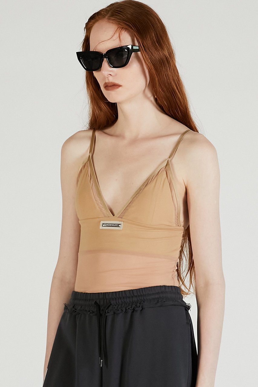 【プランク プロジェクト/PRANK PROJECT】のシアートリムキャミソール / Sheer Trim Camisole 大人の最旬トレンドファッション＆コーディネート founy(ファウニー) 　ファッション　Fashion　レディースファッション　Fashion for Women　トップス・カットソー　Cut & Sew Tops　キャミソール&ノースリーブ　Camisoles & Sleeveless Tops　シャツ・ブラウス・オフィスカジュアル　Elegant Blouses & Button-Ups　ロングTシャツ・Tシャツ　Longline T-Shirts & Tees　カットソー・ベーシックTシャツ　Cut-and-Sewn Tops / Stretch Tees & Basics　おすすめ　Recommended / Our Picks　インナー　Innerwear　キャミソール　Camisole, Spaghetti Strap Top　ジャケット　Jacket, Outerwear　ストレッチ　Stretch, Stretchy Fabric　タンク　Tank Top, Sleeveless Top　チュール　Tulip, Tulip Motif　フィット　Fit, Slim Fit　夏　Summer　other-8|ID: prp329100003998447 ipo3291000000036984830