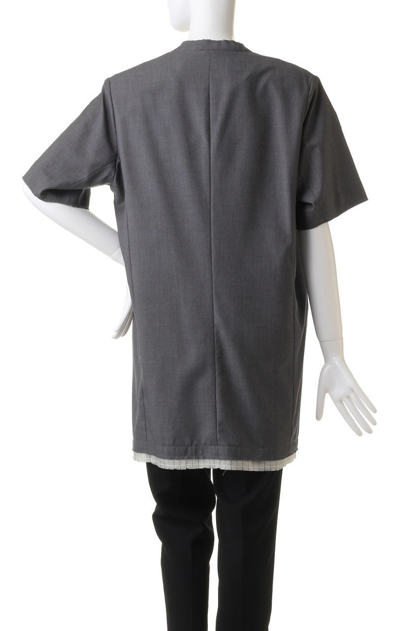 【プランク プロジェクト/PRANK PROJECT】のスーチングカットオフハーフスリーブチュニック / Suiting Cut Off Half Sleeve Tunic 人気、トレンドファッション・服の通販 founy(ファニー)  ファッション Fashion レディースファッション Fashion for Women ワンピース Dresses チュニック Tunic Tops & Dresses おすすめ Recommended / Our Picks ジャケット Jacket, Outerwear ソックス Socks, Hosiery タイツ Tights, Legwear チュニック Tunic, Long Top モチーフ Motif, Design Theme レース Lace, Lace Fabric 夏 Summer other-4|ID: prp329100003998449 ipo3291000000034422037