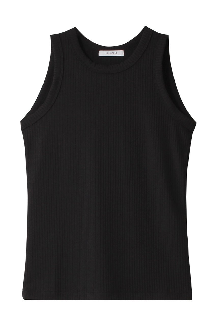 【エリオポール/heliopole】のタンクトップ インテリア・キッズ・メンズ・レディースファッション・服の通販 founy(ファニー) 　ファッション　Fashion　レディースファッション　WOMEN　トップス・カットソー　Tops/Tshirt　キャミソール / ノースリーブ　No Sleeves　シャツ/ブラウス　Shirts/Blouses　ロング / Tシャツ　T-Shirts　カットソー　Cut and Sewn　アメリカン　American　キャミソール　Camisole　シンプル　Simple　スリーブ　Sleeve　タンク　Tank　ファブリック　Fabric　ボトム　Bottom　エレガント 上品　Elegant　夏　Summer　春　Spring　S/S・春夏　Ss・Spring/Summer　ブラック|ID: prp329100003998503 ipo3291000000030840219