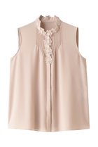 【アナイ/ANAYI】のジョーゼットフラワーノースリブラウス ピンクベージュ|ID: prp329100003998523 ipo3291000000032908586