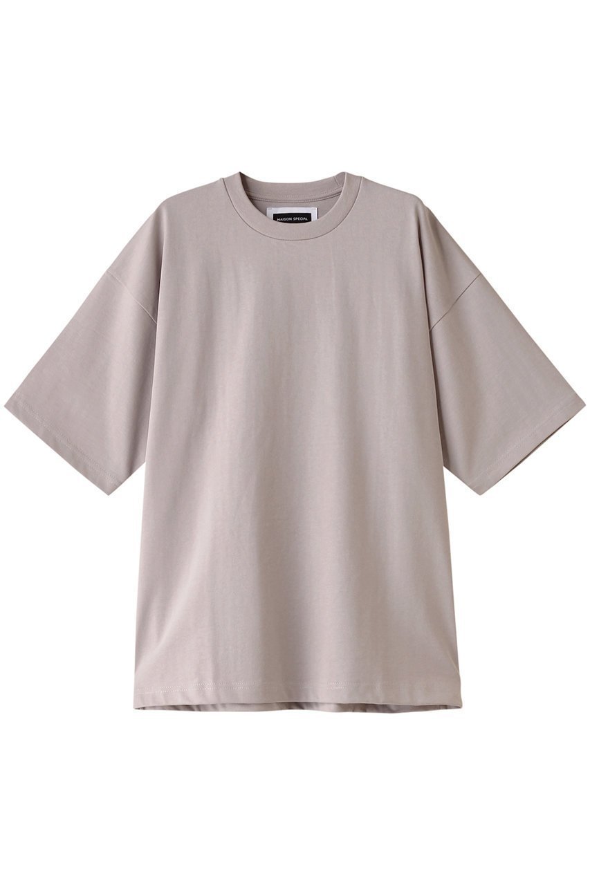 【メゾンスペシャル/MAISON SPECIAL】の【UNISEX】ヘヴィーウェイトオーバーパックTシャツ インテリア・キッズ・メンズ・レディースファッション・服の通販 founy(ファニー) ファッション Fashion レディースファッション Fashion for Women トップス・カットソー Cut & Sew Tops シャツ・ブラウス・オフィスカジュアル Elegant Blouses & Button-Ups ロングTシャツ・Tシャツ Longline T-Shirts & Tees カットソー・ベーシックTシャツ Cut-and-Sewn Tops / Stretch Tees & Basics ユニセックス Unisex, Genderless ショート Short, Short Length シンプル Simple, Minimal スリーブ Sleeve, Long Sleeve / Short Sleeve ベーシック Basic, Essential G.BGE(グレーベージュ)|ID: prp329100003998529 ipo3291000000032916830