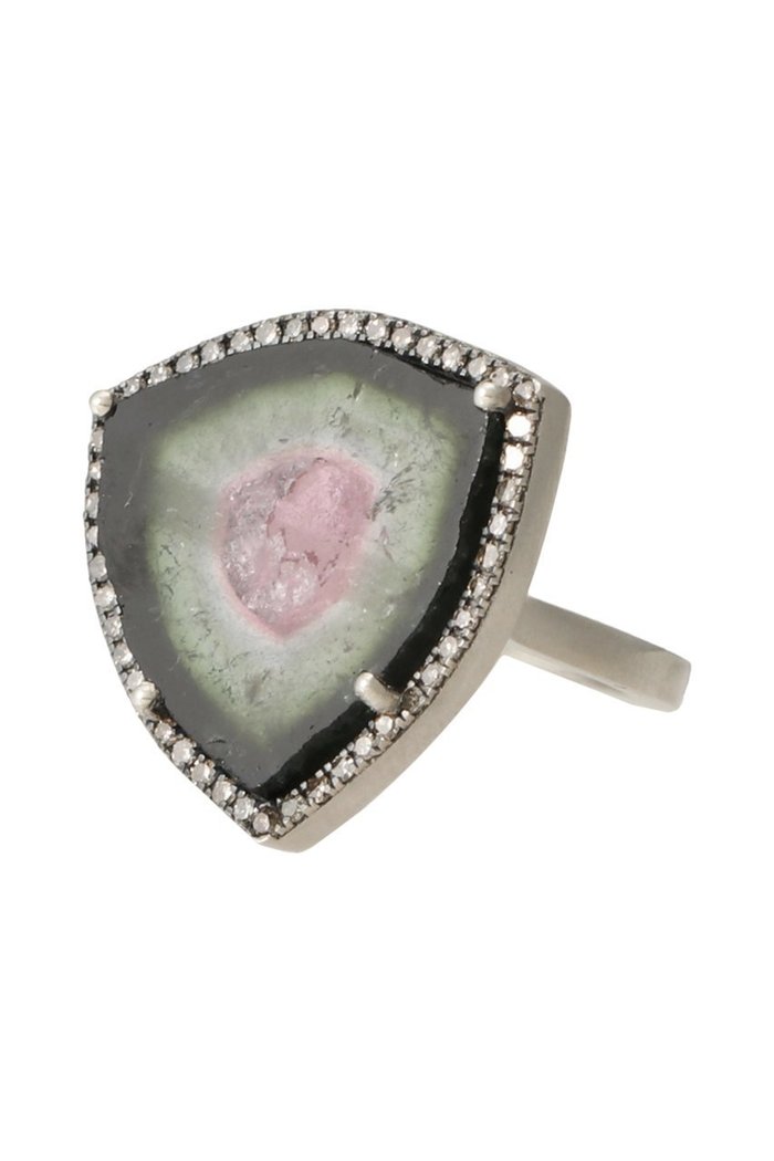 【アドリン ヒュー/Adlin Hue】のTourmaline One of a Kind Reni リング インテリア・キッズ・メンズ・レディースファッション・服の通販 founy(ファニー) https://founy.com/ ファッション Fashion レディースファッション Fashion for Women ジュエリー Jewelry トライアングル Triangle, Triangular Shape リュクス Luxury, Elegant, High-End, Chic |ID: prp329100003998532 ipo3291000000035611670