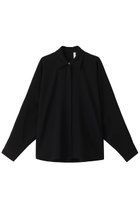【コルピエロ/Col Pierrot】のドルマンスリーブシャツ 人気、トレンドファッション・服の通販 founy(ファニー) ファッション Fashion レディースファッション Fashion for Women トップス・カットソー Cut & Sew Tops シャツ・ブラウス・オフィスカジュアル Elegant Blouses & Button-Ups とろみ Fluid, Flowy Fabric クラシカル Classical, Vintage-Inspired スリーブ Sleeve, Long Sleeve / Short Sleeve ドレープ Drape, Draping Fabric フォーマル Formal, Dressy ロング Long, Long-Length エレガント 上品 Elegant thumbnail ブラック|ID: prp329100003999592 ipo3291000000037013612
