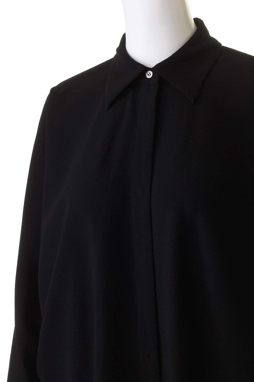 【コルピエロ/Col Pierrot】のドルマンスリーブシャツ 人気、トレンドファッション・服の通販 founy(ファニー) 　ファッション　Fashion　レディースファッション　Fashion for Women　トップス・カットソー　Cut & Sew Tops　シャツ・ブラウス・オフィスカジュアル　Elegant Blouses & Button-Ups　とろみ　Fluid, Flowy Fabric　クラシカル　Classical, Vintage-Inspired　スリーブ　Sleeve, Long Sleeve / Short Sleeve　ドレープ　Drape, Draping Fabric　フォーマル　Formal, Dressy　ロング　Long, Long-Length　エレガント 上品　Elegant　other-5|ID: prp329100003999592 ipo3291000000037013620