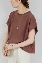 【ガリャルダガランテ/GALLARDAGALANTE】のタックコクーンTシャツ ブラウン|ID: prp329100003999616 ipo3291000000032633104