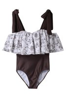 【レイール/Reir】のWall Flowerグラマラスオフショル 人気、トレンドファッション・服の通販 founy(ファニー) ファッション Fashion レディースファッション Fashion for Women 水着 Swimwear レディース水着・ビーチウェア Swimwear & Beachwear スポーツ Sports, Activewear ビキニ Bikini, Two-Piece Swimsuit フラワー Flower, Floral フリル Frill, Ruffle プリント Print, Printed Pattern リボン Ribbon, Bow エレガント 上品 Elegant 水着 Swimsuit, Swimwear |ID:prp329100003999617