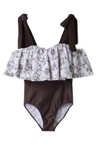 【レイール/Reir】のWall Flowerグラマラスオフショル 人気、トレンドファッション・服の通販 founy(ファニー) ファッション Fashion レディースファッション Fashion for Women 水着 Swimwear レディース水着・ビーチウェア Swimwear & Beachwear スポーツ Sports, Activewear ビキニ Bikini, Two-Piece Swimsuit フラワー Flower, Floral フリル Frill, Ruffle プリント Print, Printed Pattern リボン Ribbon, Bow エレガント 上品 Elegant 水着 Swimsuit, Swimwear thumbnail ブラウン|ID: prp329100003999617 ipo3291000000035336519