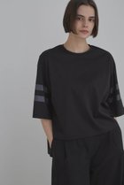 【ル フィル/LE PHIL】のシルキーポンチラインTシャツ ブラック|ID: prp329100003999642 ipo3291000000032932422