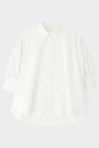 【ル フィル/LE PHIL】のSOLOTEXブロードギャザースリーブブラウス 人気、トレンドファッション・服の通販 founy(ファニー) ファッション Fashion レディースファッション Fashion for Women トップス・カットソー Cut & Sew Tops シャツ・ブラウス・オフィスカジュアル Elegant Blouses & Button-Ups クッション Cushion, Throw Pillow ショート Short, Short Length ストレッチ Stretch, Stretchy Fabric スリーブ Sleeve, Long Sleeve / Short Sleeve ドレープ Drape, Draping Fabric ハーフ Half, Half-Length フェミニン Feminine, Girly マニッシュ Mannish, Boyish 夏 Summer エレガント 上品 Elegant thumbnail ホワイト|ID: prp329100003999647 ipo3291000000033462904