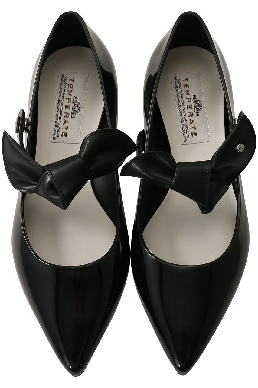 【テンパレイト/TEMPERATE】のHELEN 2WAYメリージェーン(レイン対応) インテリア・キッズ・メンズ・レディースファッション・服の通販 founy(ファニー) 　ファッション　Fashion　レディースファッション　Fashion for Women　カーゴパンツ　Cargo Pants, Utility Pants　抗菌　Antibacterial, Bacteria-Resistant　シューズ　Shoes, Footwear　シンプル　Simple, Minimal　ストラップパンプス　Strap Pumps, Strappy Heels　デニム　Denim, Jeans Material　フィット　Fit, Slim Fit　ミックス　Mix, Mixed Style　ラップ　Wrap, Wrap Design　ラバー　Rubber, Rubber Sole　リボン　Ribbon, Bow　レイン　Rain, Rainproof　日本製　Made In Japan　BLACK|ID: prp329100004001691 ipo3291000000035566928