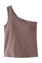 【ミディウミソリッド/MIDIUMISOLID】のone shoulder inner インナー 人気、トレンドファッション・服の通販 founy(ファニー) ファッション Fashion レディースファッション WOMEN トップス・カットソー Tops/Tshirt キャミソール / ノースリーブ No Sleeves シャツ/ブラウス Shirts/Blouses ロング / Tシャツ T-Shirts カットソー Cut and Sewn インナー Inner キャミソール Camisole ジャケット Jacket タンク Tank thumbnail beige|ID: prp329100004002628 ipo3291000000026474468