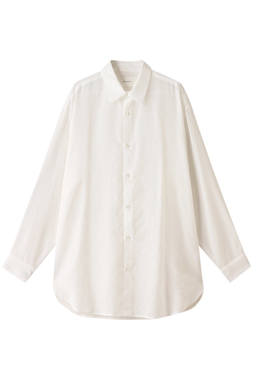 【ミディウミソリッド/MIDIUMISOLID】のsheer long slv shirt シャツ 人気、トレンドファッション・服の通販 founy(ファニー) 　ファッション　Fashion　レディースファッション　WOMEN　トップス・カットソー　Tops/Tshirt　シャツ/ブラウス　Shirts/Blouses　おすすめ　Recommend　スリーブ　Sleeve　ロング　Long　 other-1|ID: prp329100004002632 ipo3291000000026474479