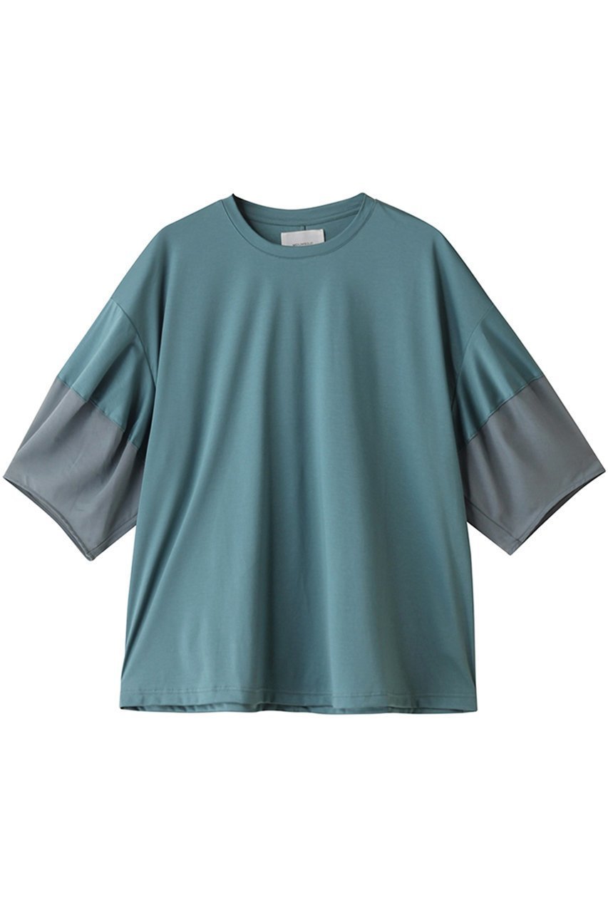 【ミディウミソリッド/MIDIUMISOLID】のsheer slv conscious T Tシャツ インテリア・キッズ・メンズ・レディースファッション・服の通販 founy(ファニー) 　ファッション　Fashion　レディースファッション　WOMEN　トップス・カットソー　Tops/Tshirt　シャツ/ブラウス　Shirts/Blouses　ロング / Tシャツ　T-Shirts　カットソー　Cut and Sewn　シアー　Sheer　ショート　Short　スリーブ　Sleeve　green|ID: prp329100004002633 ipo3291000000029988262