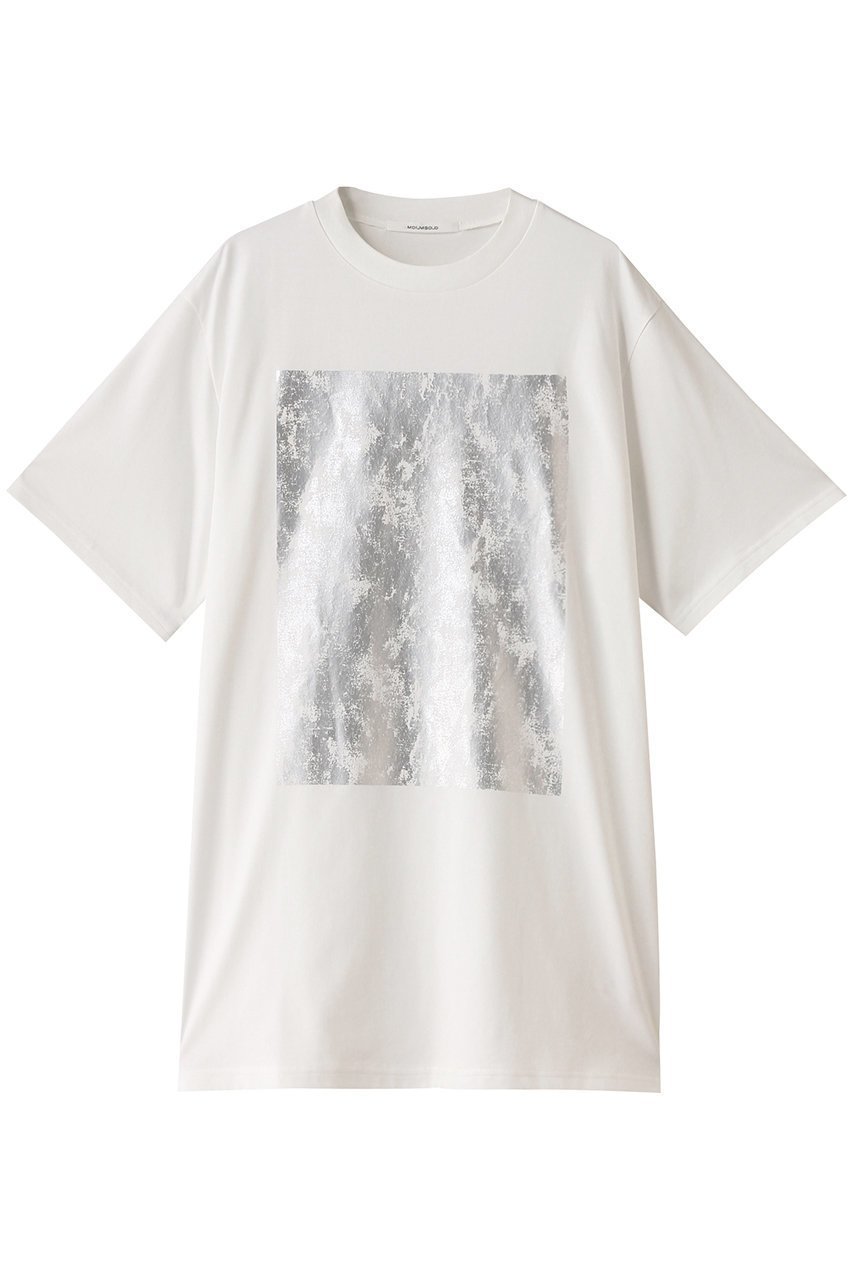 【ミディウミソリッド/MIDIUMISOLID】のfoil print h/slv long T Tシャツ 人気、トレンドファッション・服の通販 founy(ファニー) 　ファッション　Fashion　レディースファッション　WOMEN　トップス・カットソー　Tops/Tshirt　シャツ/ブラウス　Shirts/Blouses　ロング / Tシャツ　T-Shirts　カットソー　Cut and Sewn　ショート　Short　スリーブ　Sleeve　ファブリック　Fabric　プリント　Print　ベーシック　Basic　リュクス　Luxe　ワイド　Wide　夏　Summer　 other-1|ID: prp329100004002672 ipo3291000000026474724