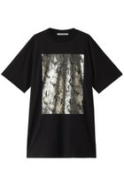 【ミディウミソリッド/MIDIUMISOLID】のfoil print h/slv long T Tシャツ black|ID:prp329100004002672